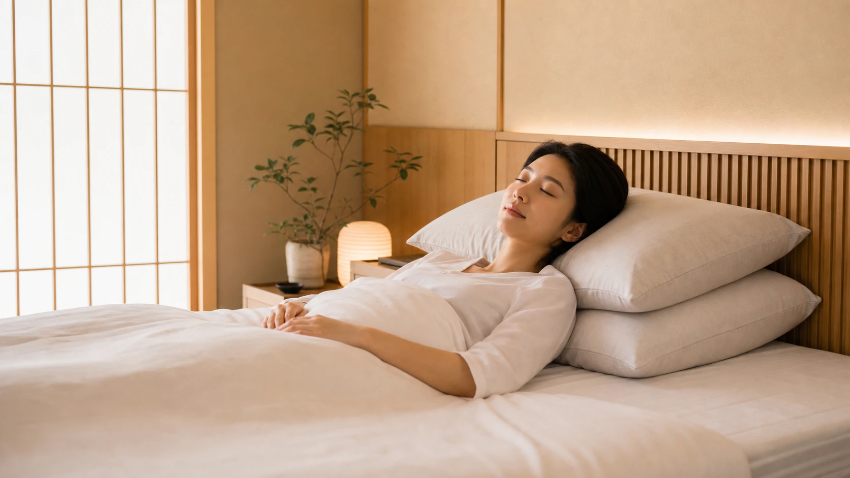 十分な睡眠をとり、枕を高くして寝ると、むくみが軽減され、皮膚の回復が早くなります。